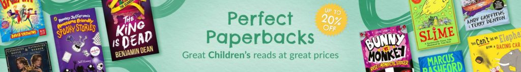 Banner for Waterstones Perfect Paperbacks for children promotion