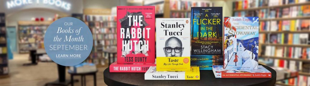 Waterstones Sept 2022 books of the month banner