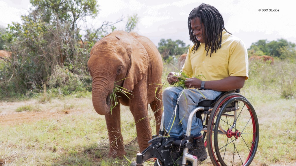 Ade Adepitan in Kenya in Our Changing Planet
