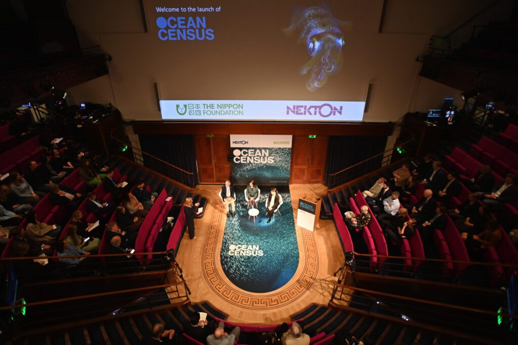 6 Courtesy of Ocean Census Scientists gathered at the Royal Institution in London, England for the launch of Ocean Census.