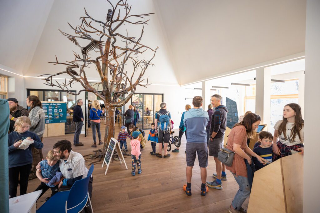 Trees for Life, Dundreggan Rewilding Centre Open Day 15th April 2023. Dundreggan Rewilding Centre, site of 8 Out Of 10 Bats