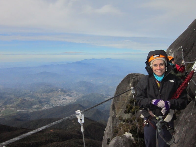 Rebecca at Mount Kinabalu